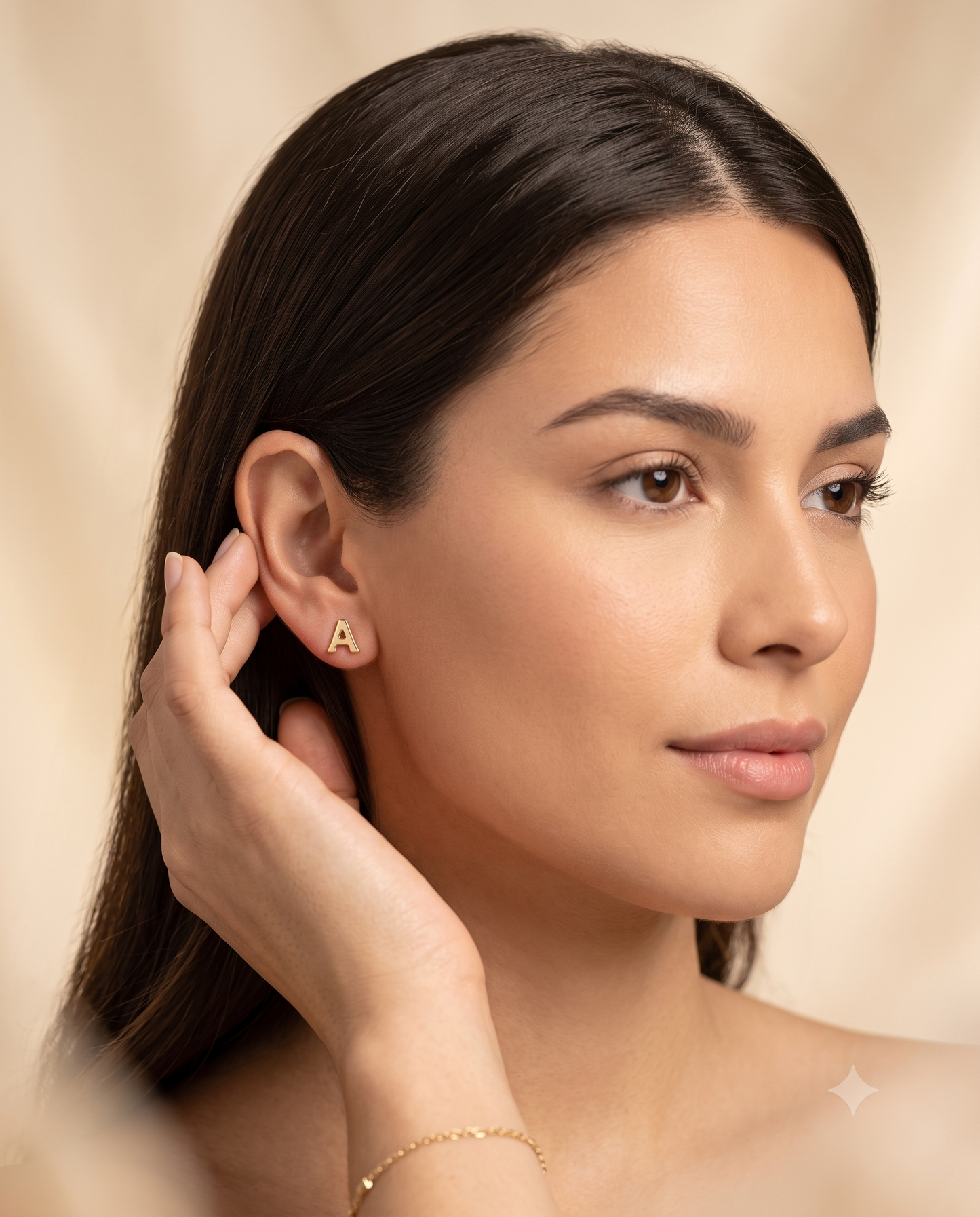 Classic Initial Earrings