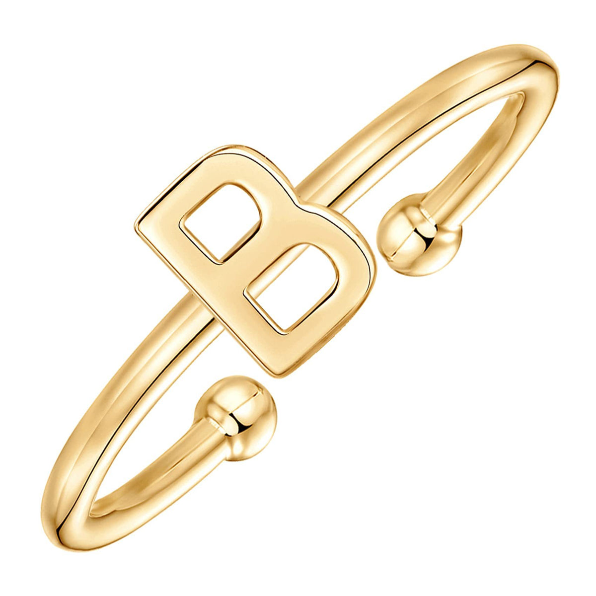 Classic initial ring letter B