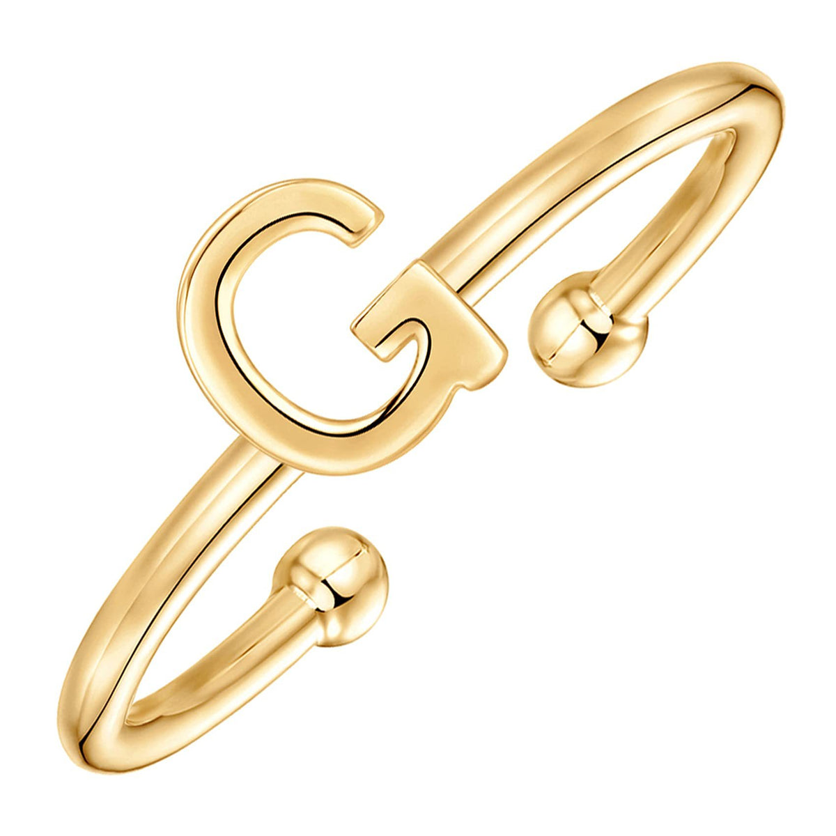 Classic initial ring letter G