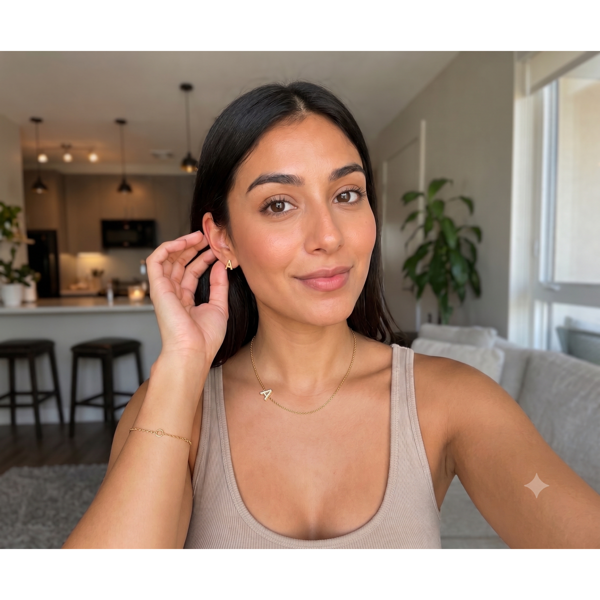 Classic Initial Earrings