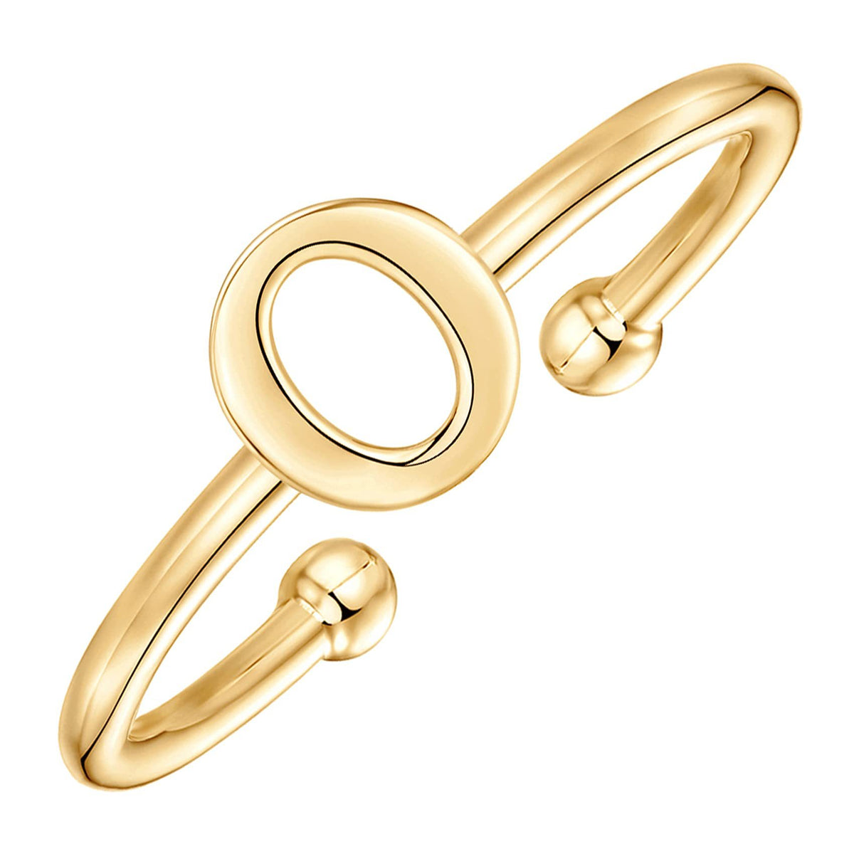 Classic initial ring letter O
