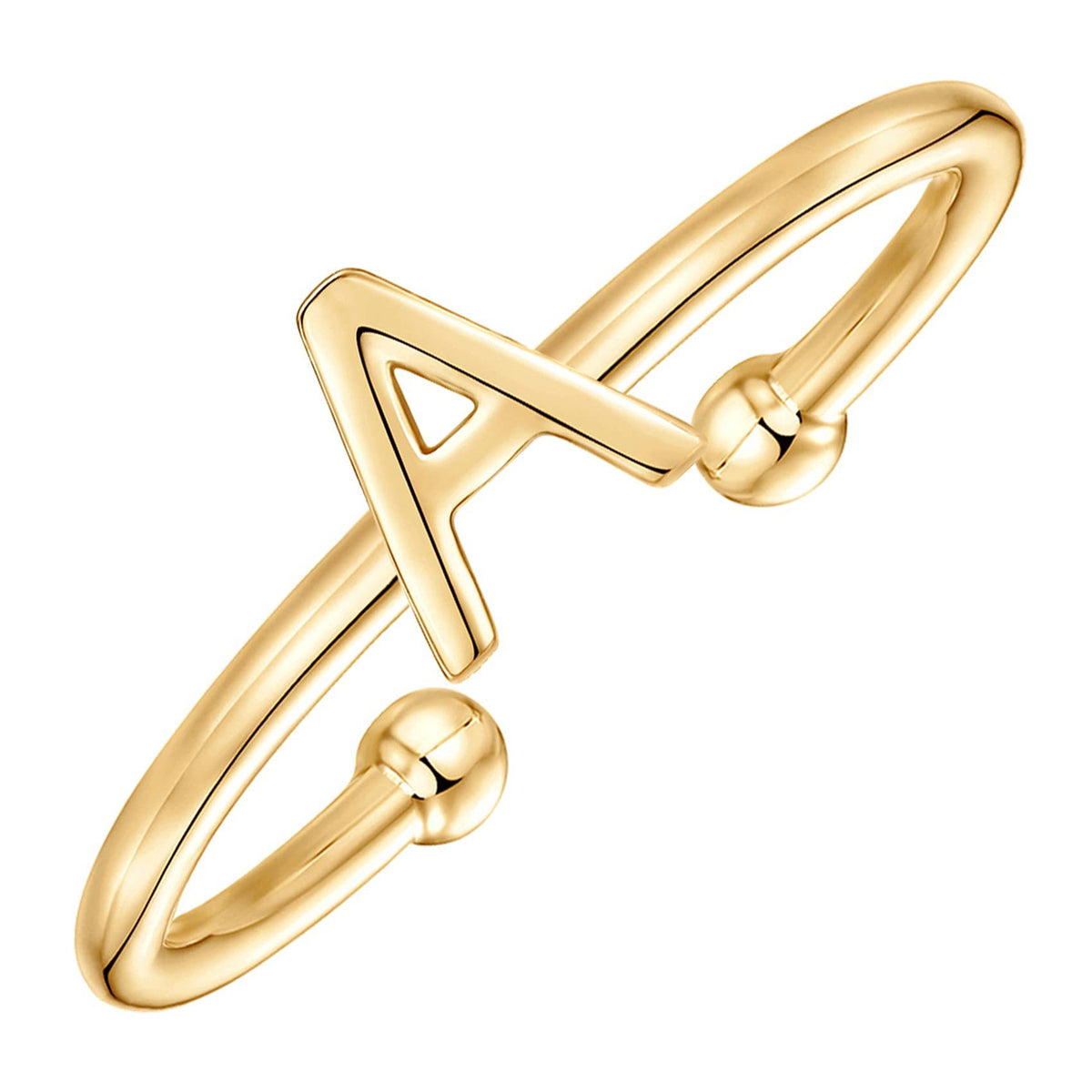 Classic initial ring letter A