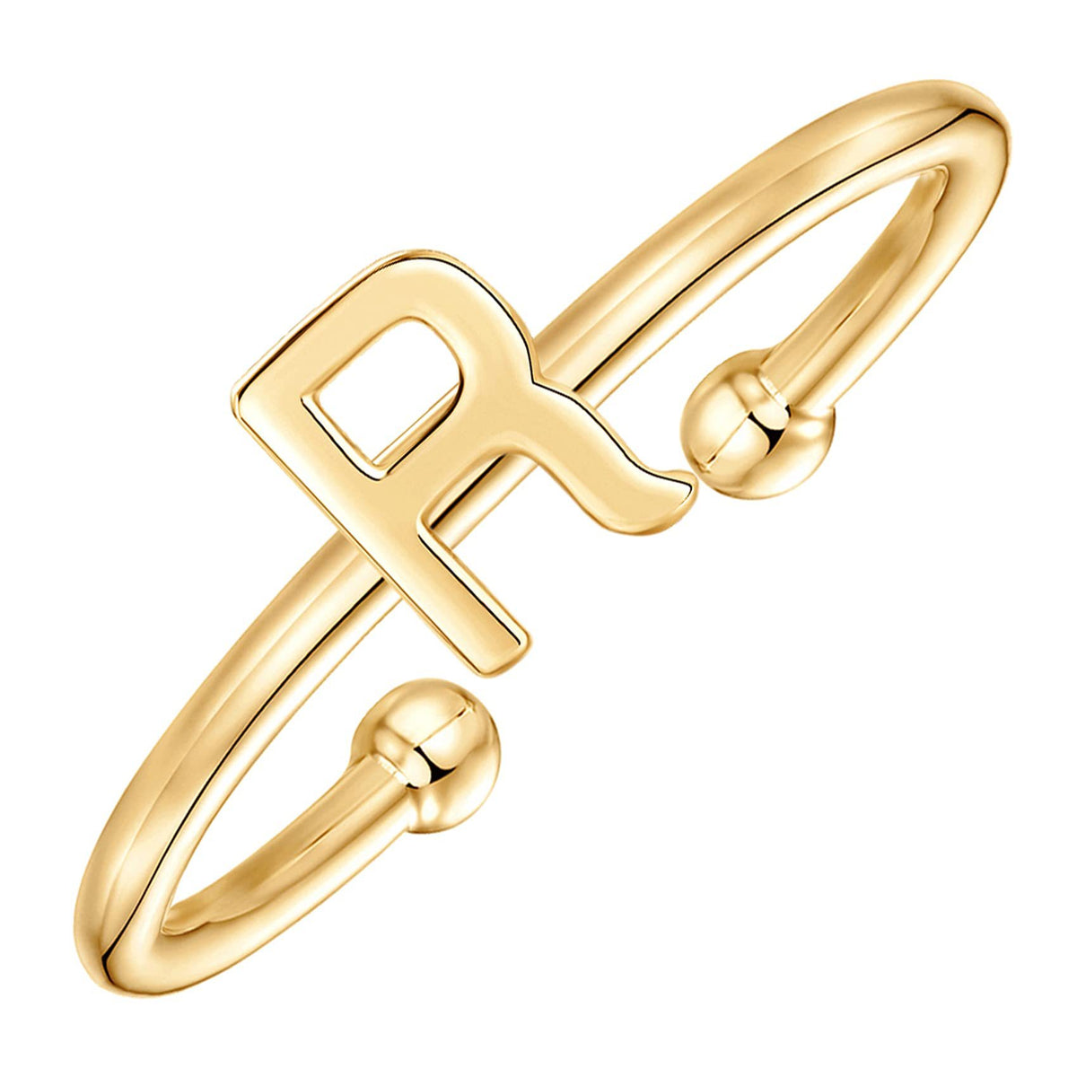 Classic initial ring letter R