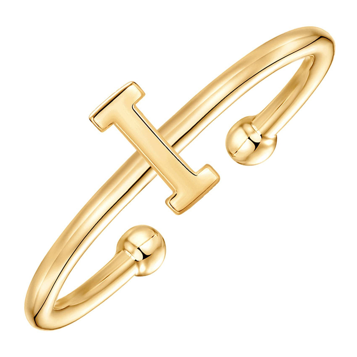 Classic initial ring letter I