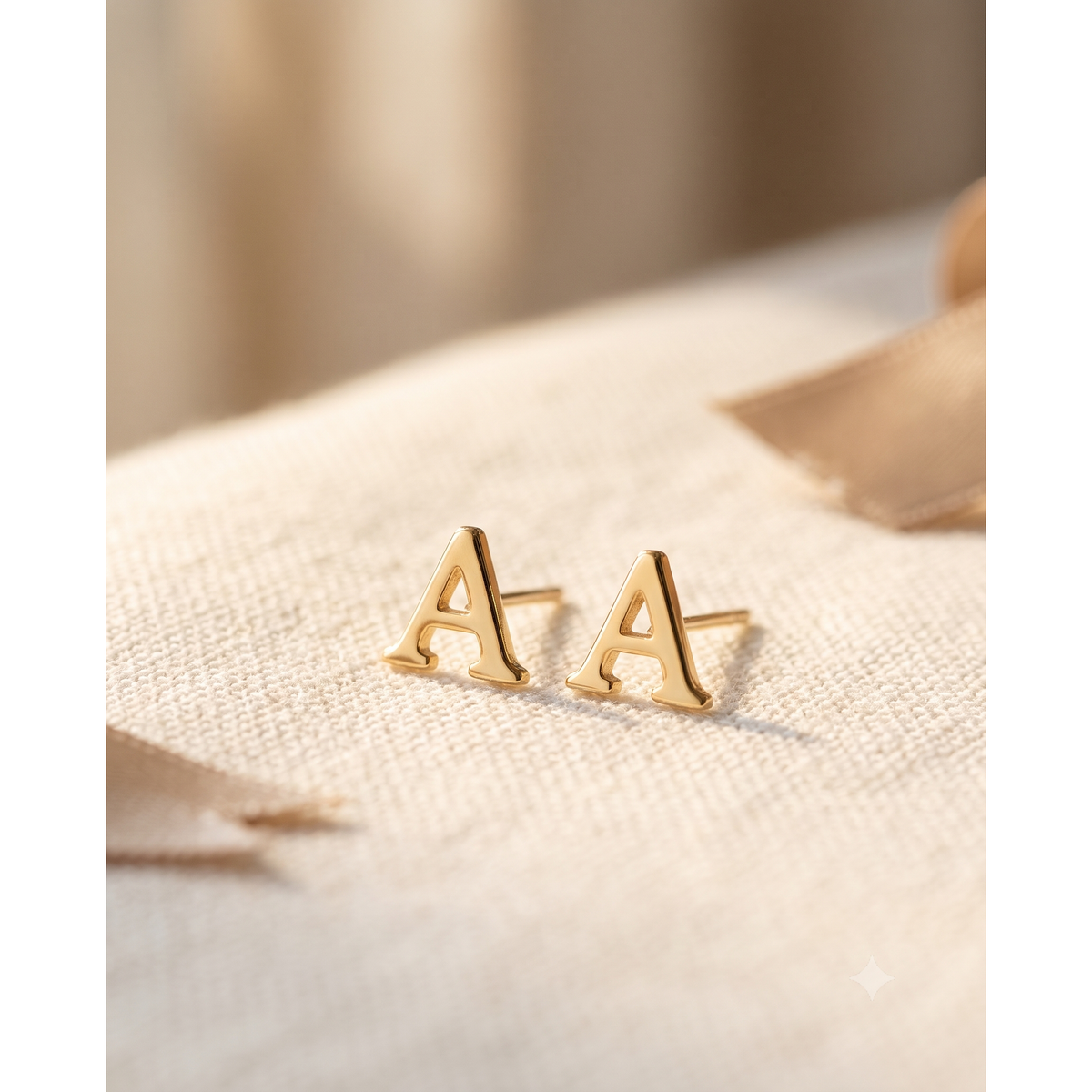 Classic Initial Earrings