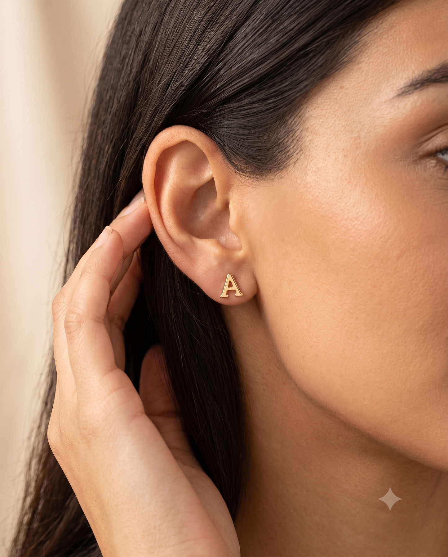 Classic Initial Earrings