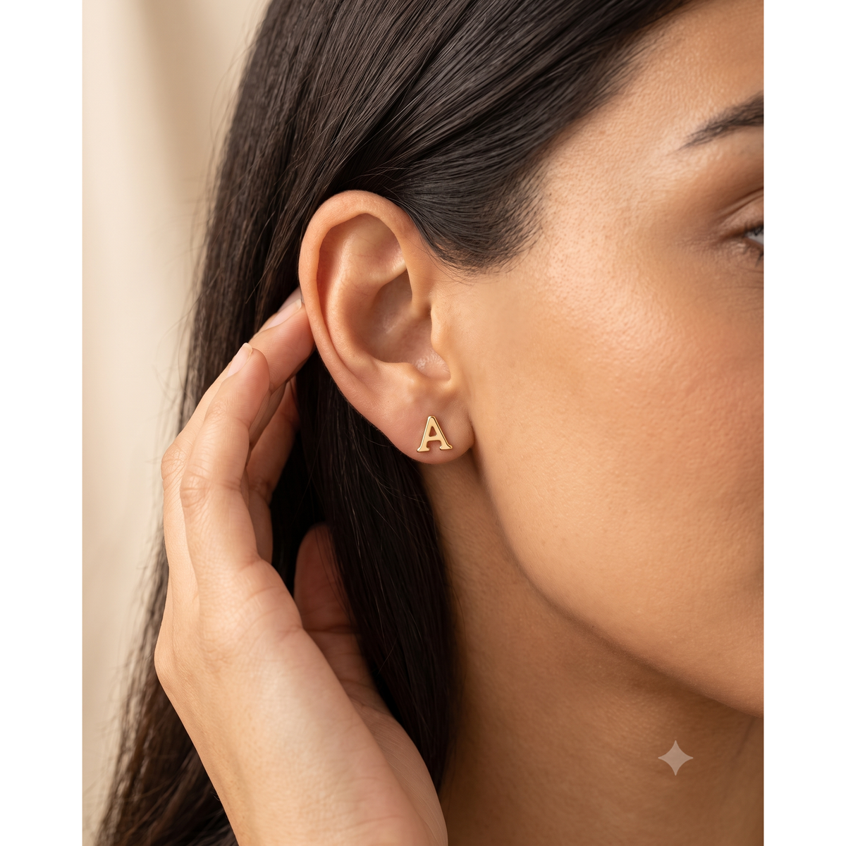 Classic Initial Earrings