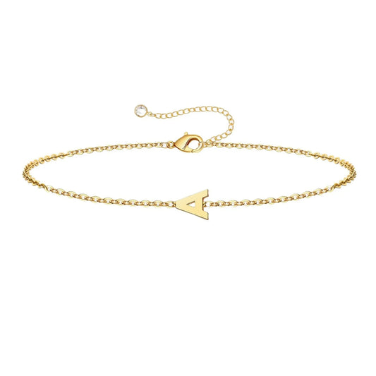 Personalized Initial Bracelet - Pulse and Glow Jewelry