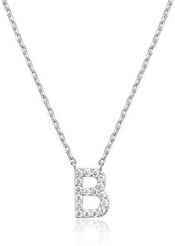 Crystal Personalized initial Necklace