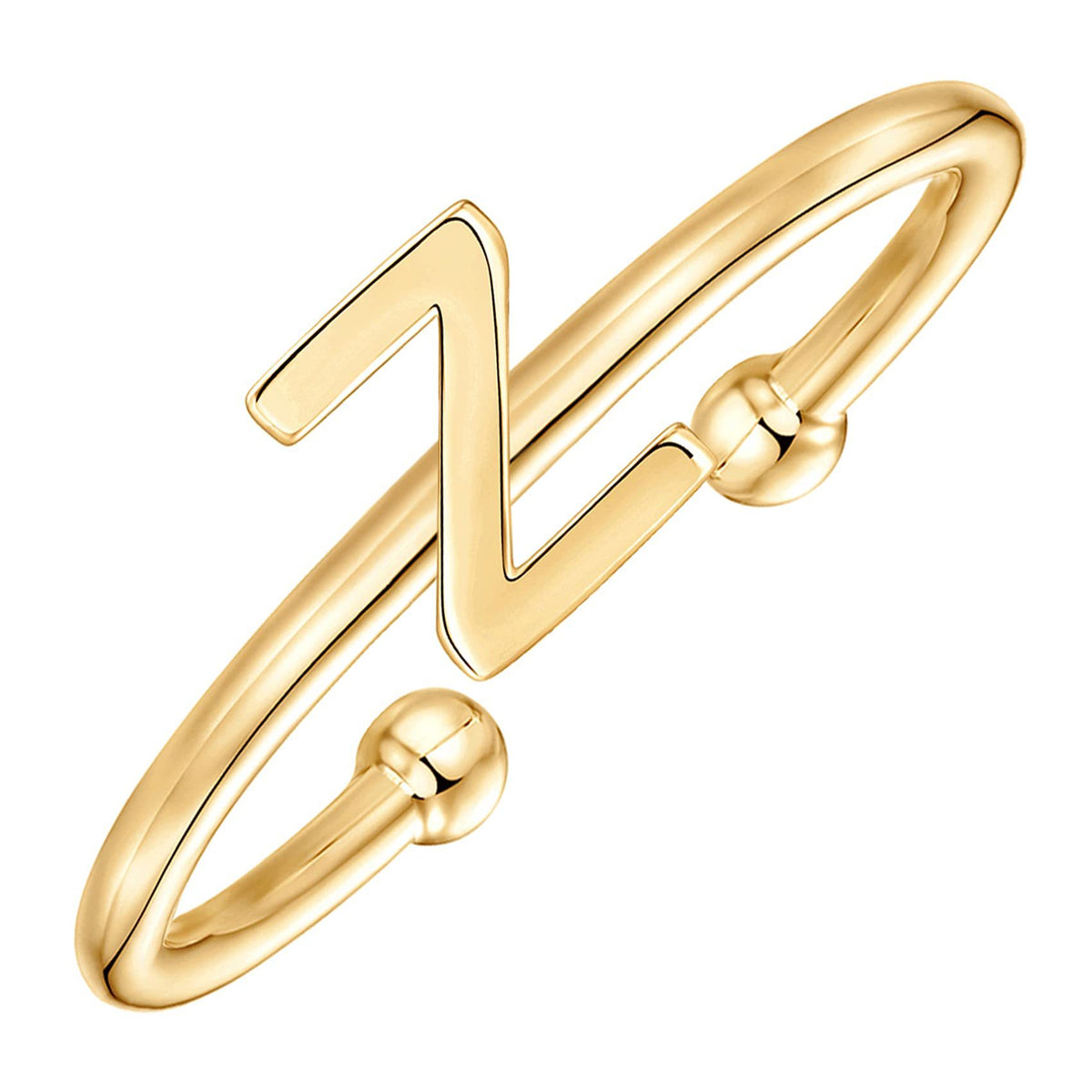 Classic initial ring letter Z