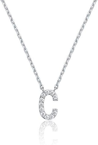 Crystal Personalized initial Necklace