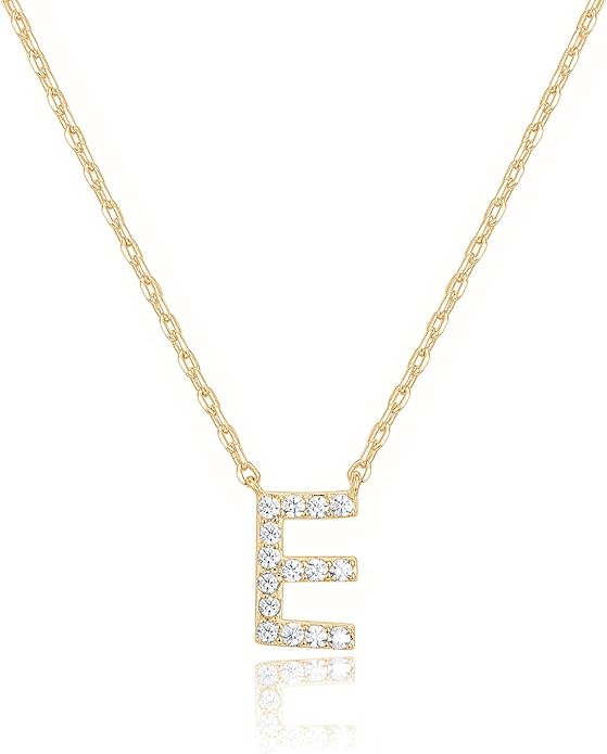 Crystal Personalized initial Necklace