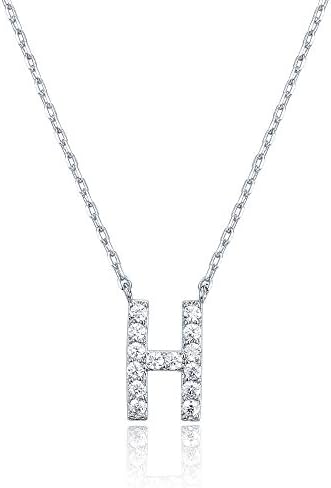 Crystal Personalized initial Necklace