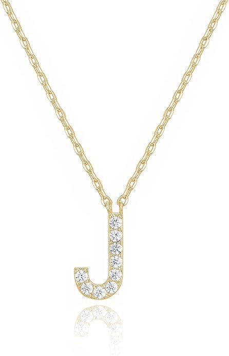 Crystal Personalized initial Necklace