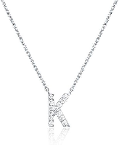 Crystal Personalized initial Necklace