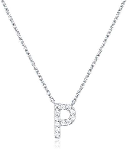 Crystal Personalized initial Necklace