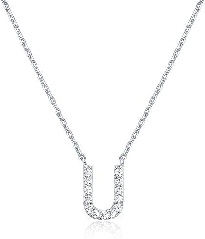 Crystal Personalized initial Necklace