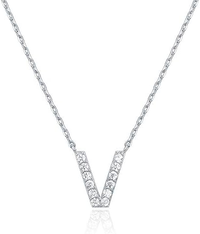 Crystal Personalized initial Necklace
