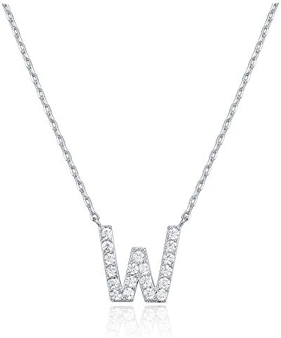 Crystal Personalized initial Necklace