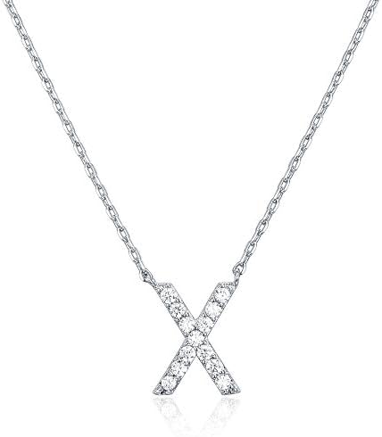 Crystal Personalized initial Necklace