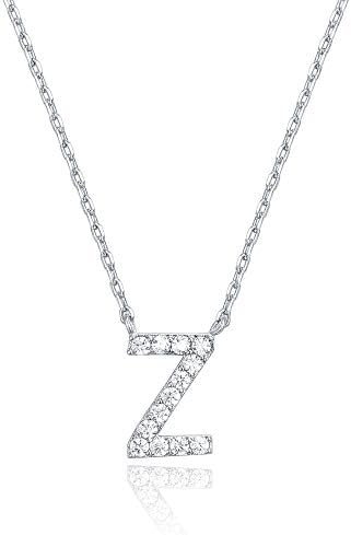 Crystal Personalized initial Necklace